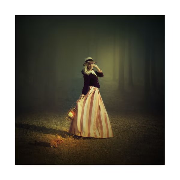 Svetlana Melik Nubarova 'Moonlight Lantern' Canvas Art, 35x35, Trademark Fine Art, Mfr#: 1X09418-C3535GG